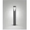 Image de Fabas Luce, Éclairage d'extérieur, TEO SHINY BLACK LED Poller 13W warmweiss Schwarz mit Schimmereffekt 6529-12-204 (1170 lm, GU10, IP65)