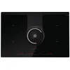 Image de Elica NikolaTesla HP BL/F/83 - Table de cuisson à induction - 4 plaques de cuisson - Niche - largeur : 80.7 cm - profondeur : 49.2 cm - classe A+ - noir avec échappement descendant (recirculation)