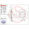 Image de 2 Disques De Frein Brembo Vernis Uv 09.a148.11