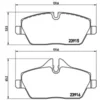 Image de 4 Plaquettes De Frein Brembo P06034