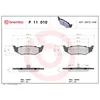 Image de 4 Plaquettes De Frein Brembo P11010