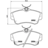 Image de 4 Plaquettes De Frein Brembo P11012
