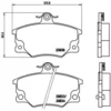 Image de 4 Plaquettes De Frein Brembo P23017