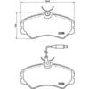 Image de 4 Plaquettes De Frein Brembo P23023