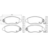 Image de 4 Plaquettes De Frein Brembo P24052