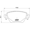 Image de 4 Plaquettes De Frein Brembo P24059
