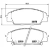 Image de 4 Plaquettes De Frein Brembo P28032