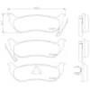 Image de 4 Plaquettes De Frein Brembo P37009