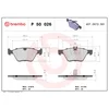 Image de 4 Plaquettes De Frein Brembo P50026