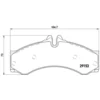 Image de 4 Plaquettes De Frein Brembo P50028