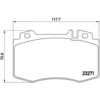 Image de 4 Plaquettes De Frein Brembo P50041