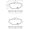 Image de 4 Plaquettes De Frein Brembo P50049