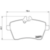 Image de 4 Plaquettes De Frein Brembo P50056