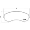 Image de 4 Plaquettes De Frein Brembo P54029