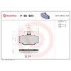 Image de 4 Plaquettes De Frein Brembo P56024