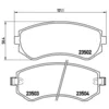 Image de 4 Plaquettes De Frein Brembo P56039