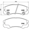 Image de 4 Plaquettes De Frein Brembo P59033