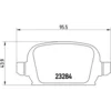 Image de 4 Plaquettes De Frein Brembo P59037