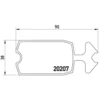 Image de 4 Plaquettes De Frein Brembo P61002