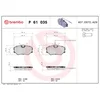 Image de 4 Plaquettes De Frein Brembo P61035