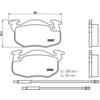 Image de 4 Plaquettes De Frein Brembo P61044