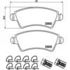 Image de 4 Plaquettes De Frein Brembo P61067