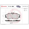 Image de 4 Plaquettes De Frein Brembo P61069