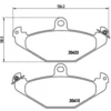 Image de 4 Plaquettes De Frein Brembo P68017