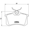 Image de 4 Plaquettes De Frein Brembo P68024