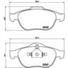 Image de 4 Plaquettes De Frein Brembo P68030