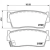 Image de 4 Plaquettes De Frein Brembo P79006