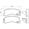 Image de 4 Plaquettes De Frein Brembo P83015