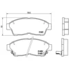 Image de 4 Plaquettes De Frein Brembo P83034