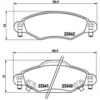 Image de 4 Plaquettes De Frein Brembo P83053