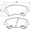 Image de 4 Plaquettes De Frein Brembo P83064