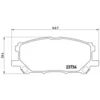 Image de 4 Plaquettes De Frein Brembo P83067