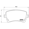 Image de 4 Plaquettes De Frein Brembo P85076
