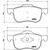 Image de 4 Plaquettes De Frein Brembo P86016