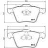 Image de 4 Plaquettes De Frein Brembo P86018