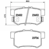 Image de 4 Plaquettes De Frein Brembo P28039