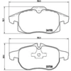 Image de 4 Plaquettes De Frein Brembo P10011