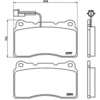 Image de 4 Plaquettes De Frein Brembo P23115