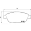 Image de 4 Plaquettes De Frein Brembo P23119