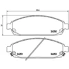 Image de 4 Plaquettes De Frein Brembo P37010
