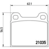 Image de 4 Plaquettes De Frein Brembo P50066