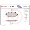 Image de 4 Plaquettes De Frein Brembo P50085
