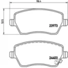Image de 4 Plaquettes De Frein Brembo P59050