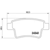 Image de 4 Plaquettes De Frein Brembo P61085