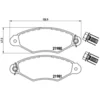 Image de 4 Plaquettes De Frein Brembo P61098