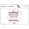 Image de 4 Plaquettes De Frein Brembo P65014